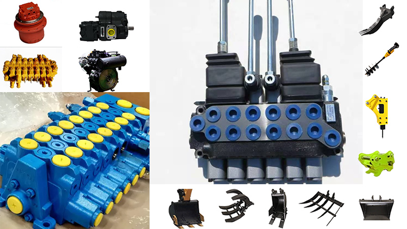 mini excavator spare parts stock