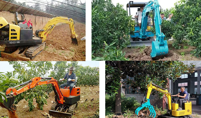 The Application of Small Agricultural Excavators in Agriculture