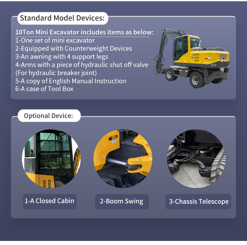 E.P Brand Mini digger MY100L excavator mini