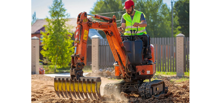 What can our E.P brand mini excavator do for you--use a small excavator for smoothing/compaction