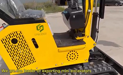 CE Certified Euro 5 Standard 1Ton Mini Excavators