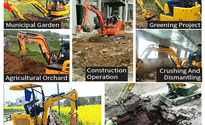 The application and characteristics of mini crawler excavators