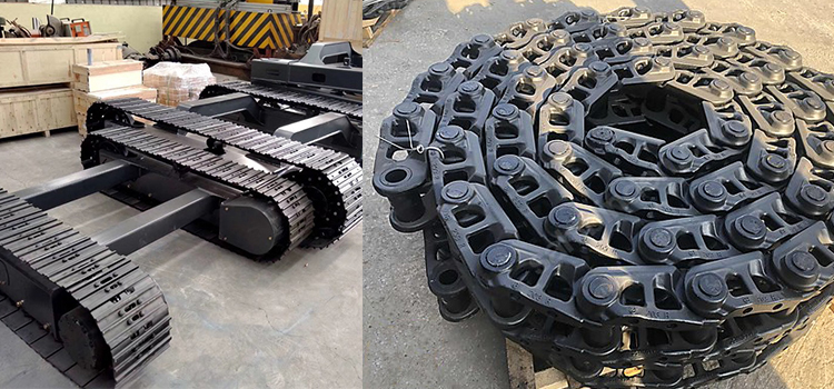 The most vulnerable parts of a mini excavator -- crawler tracks