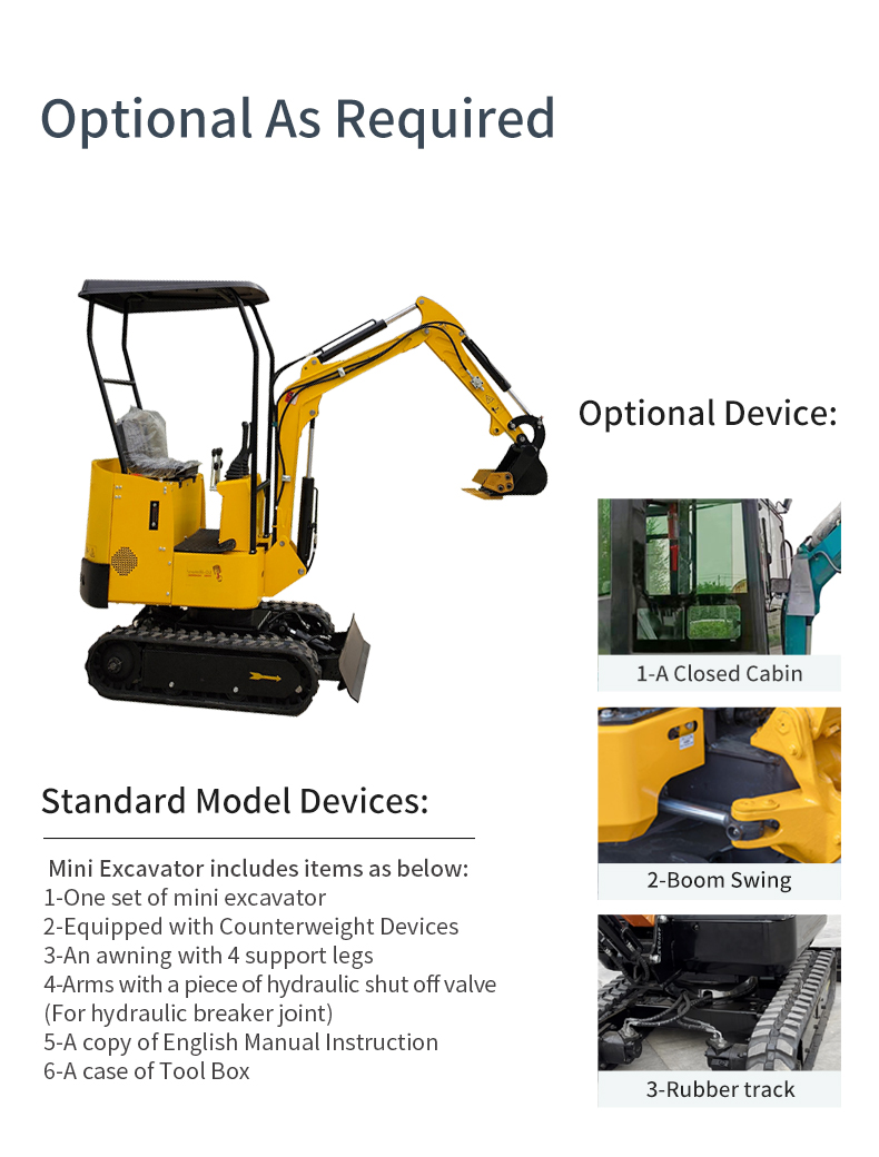 chinese E.P crawler mini excavator 1t mini excavator small digger with epa and ce certificate garden mini small excavator for sale