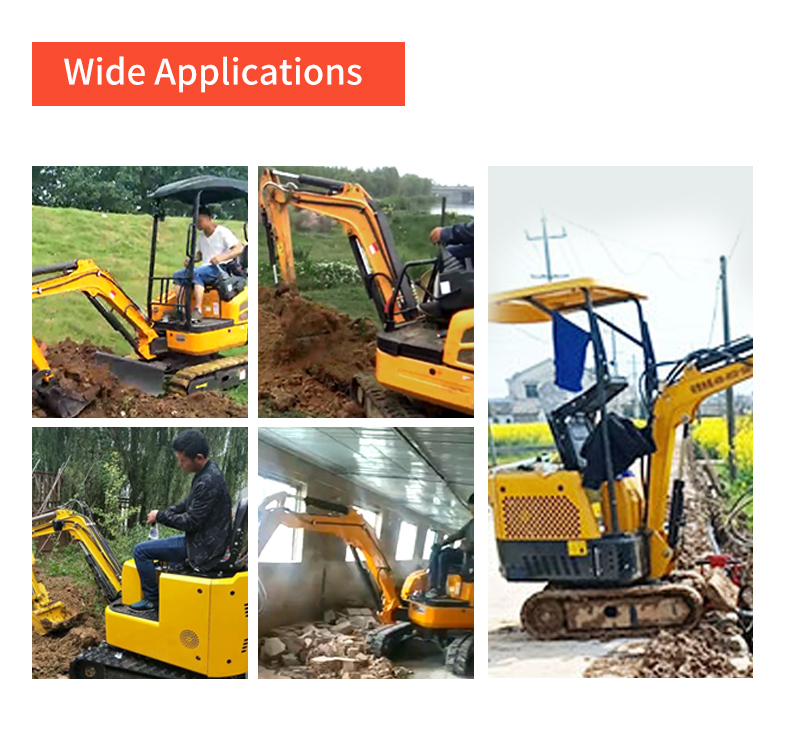 mini excavator 6.0 tone small crawler digger with cabin long boom 6t mini excavator crawler small digger