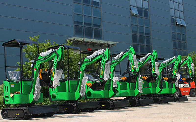 Brazilian exhibition exhibits: 1 ton mini excavator model MY10