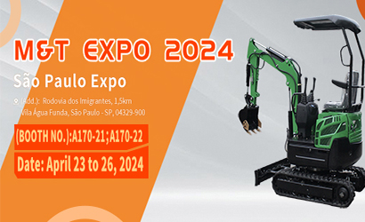 Exploring the secrets of Brazil Exhibition 2024: Mini excavator MY10/13 debuts A170