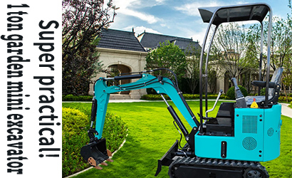 Super practical! Revealing the wonderful use of 1 ton small mini excavator in gardens