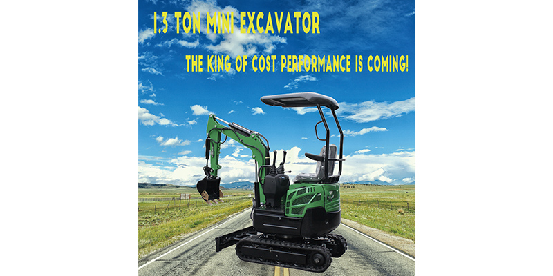 1.3 ton mini excavator, the king of cost performance is coming!