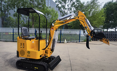 Application of small mini excavators